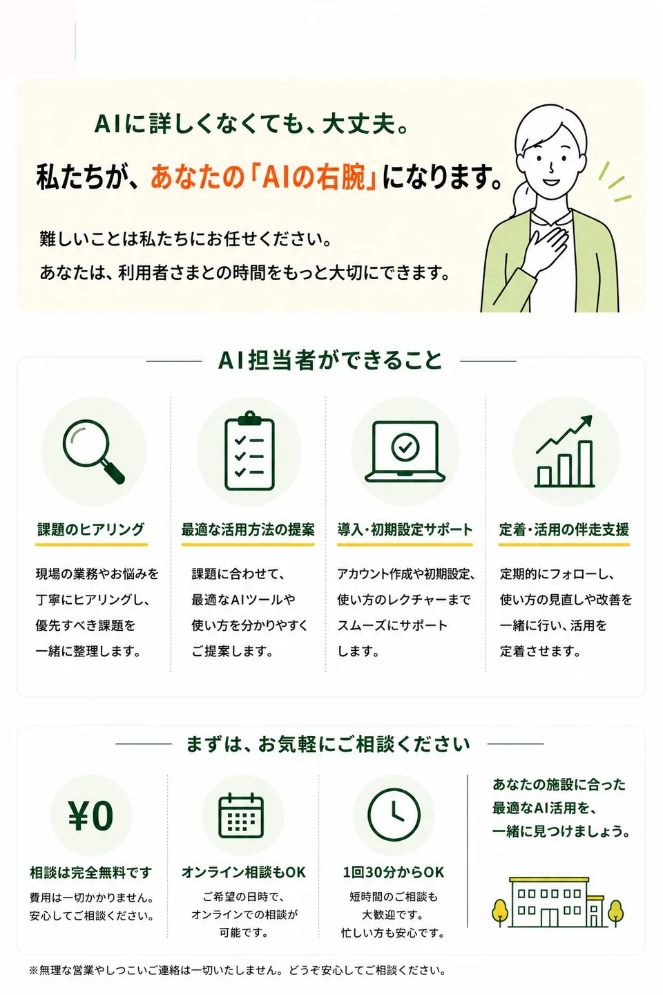 私たちがあなたのAIの右腕になります